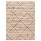 Chaudhary Living 4' x 5.5' Moroccan Diamond Rectangular Area Throw Rug - Gray and Brown